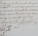 Quittance autographe de Charles de Sévigné, fils de la Marquise