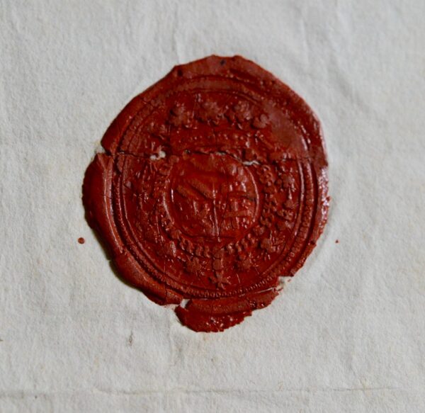 Laissez-passer signé de François Adhémar de Monteil de Grignan, gendre de Madame de Sévigné