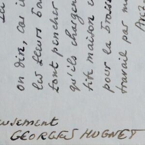 Georges Hugnet prête trois oeuvres de Magritte pour l'exposition de 1961