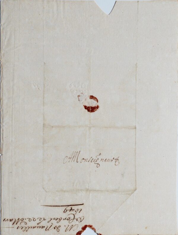 Le maréchal de Navailles offre ses services à Mazarin durant la Fronde