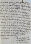 Très rare lettre littéraire de l'érudit et historien du XVIIe, Jean Le Laboureur
