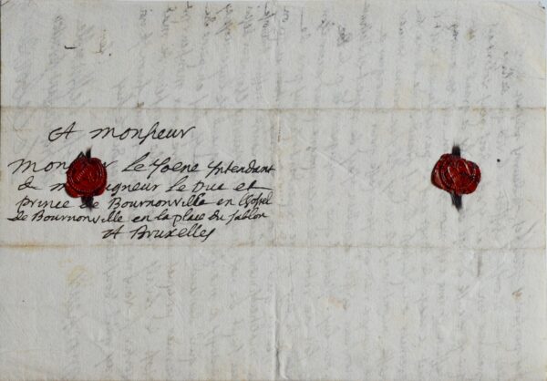 Très rare lettre littéraire de l'érudit et historien du XVIIe, Jean Le Laboureur