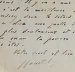 Belle lettre de condoléances de Courteline