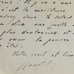 Belle lettre de condoléances de Courteline