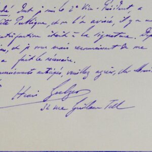 4 lettres du latiniste et helléniste Henri Goelzer