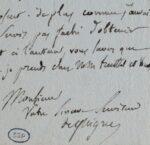 Le sinologue De Guignes fait part de ses doutes à Langlès à propos du dictionnaire de chinois d'Abel-Rémusat