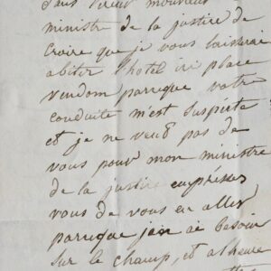 Excentrique courrier de "Marie Françoise Céleste Princesse ereditaire régente de France"