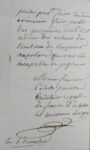 Excentrique courrier de "Marie Françoise Céleste Princesse ereditaire régente de France"