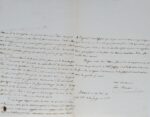 Lettre du paléontologue Juan Vilanova à Is. Geoffroy Saint-Hilaire au sujet de l'Aepyornis
