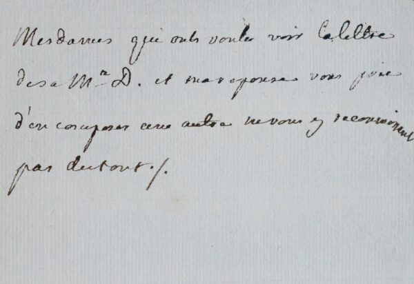 Louis XV et Choiseul élaborent un courrier destiné au roi fou, Christian VII de Danemark