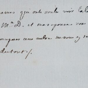 Louis XV et Choiseul élaborent un courrier destiné au roi fou, Christian VII de Danemark