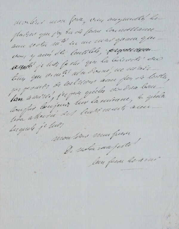 Louis XV et Choiseul élaborent un courrier destiné au roi fou, Christian VII de Danemark