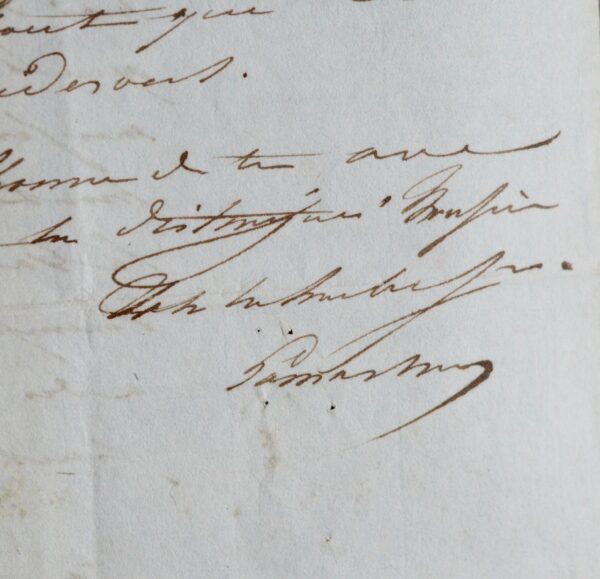 Lamartine, alors à Florence, défend âprement ses terres