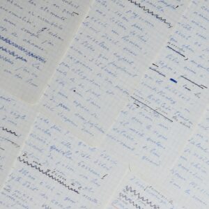 Manuscrit autobiographique de Marcel Jouhandeau évoquant à son enfance