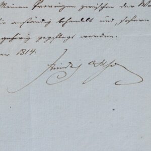 De Troyes, le roi Frédéric Guillaume III de Prusse ordonne le bon traitement des prisonniers de Dantzig