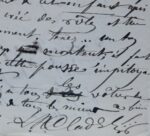 Lettre de Léon Cladel à Alphonse Daudet, à propos de L'Arlésienne et de Baudelaire