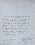 Belle lettre entièrement autographe de Cuvier, à l'ingénieur Reichenbach