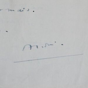 Correspondance amoureuse d'André Bernheim à Simone Simon