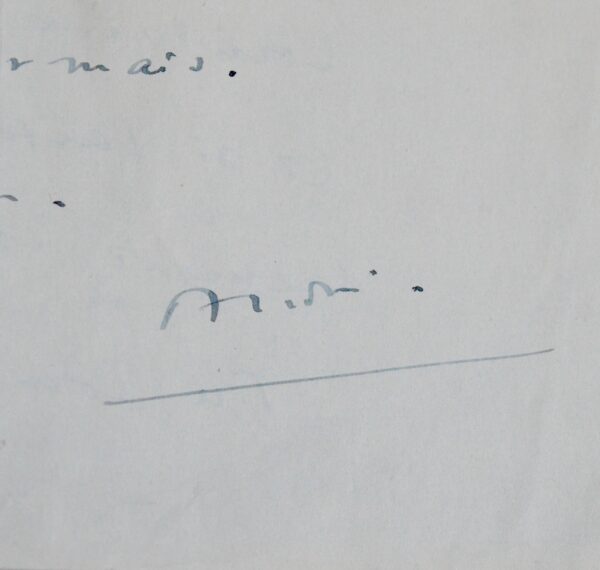 Correspondance amoureuse d'André Bernheim à Simone Simon