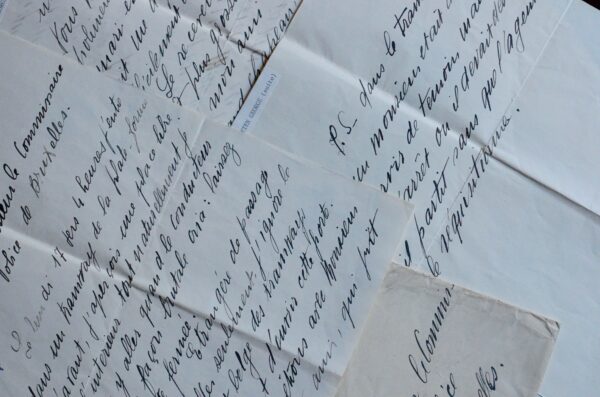 Plainte pour agression de Fernande Barrey, signée par Tsugouharu Foujita