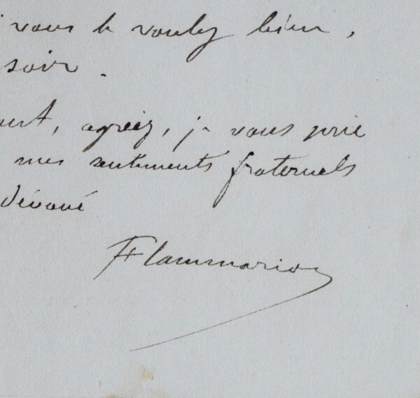 L'astronome Camille Flammarion se rend au Comité spirite