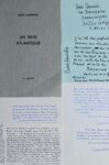 Belle correspondance de 5 lettres du prix Goncourt Jean Carrière