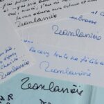 Belle correspondance de 5 lettres du prix Goncourt Jean Carrière