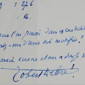 Robert Debré corrige les erreurs d'un article sur la démographie allemande