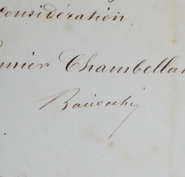 Invitation impériale à séjourner au Palais de Compiègne