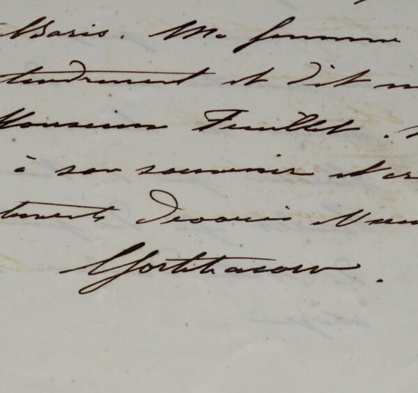 Le prince Constantin Gortchakov évoque la mort du Prince Impérial