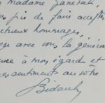 Georges Bidault évoque la promotion de Ganeval et de Lattre de Tassigny mourant