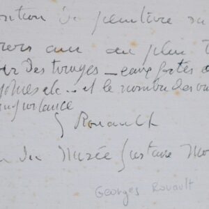 Georges Rouault évoque ses gravures pour Miserere, Les Fleurs du Mal, Rabelais, etc