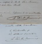 Élie de Beaumont reçoit le mémoire d'un confrère géologue et pleure sa mort