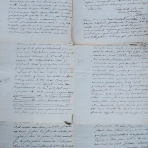 Belles lettres d'Antoine Le Texier, homme de théâtre exilé à Londres au XVIIIe siècle