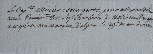 Relation sur l'épidémie de peste à Alger, en 1741