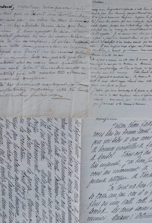 Ensemble de trois documents relatifs au département de l'Indre