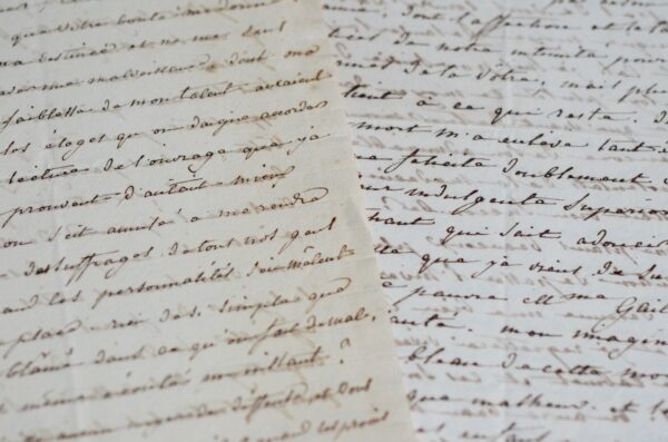 Deux belles lettres de Sophie Gay à la Princesse de Salm-Dyck sur la mort de Sophie Gail