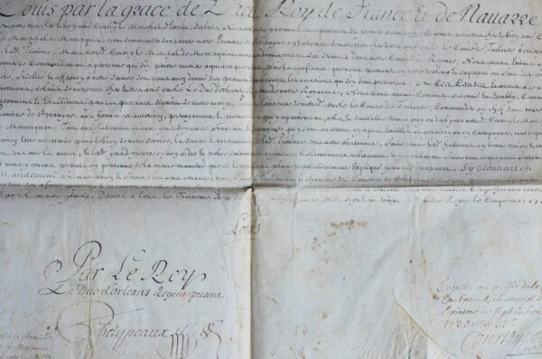 Louis XV octroie le commandement de la Bretagne au maréchal d'Estrées