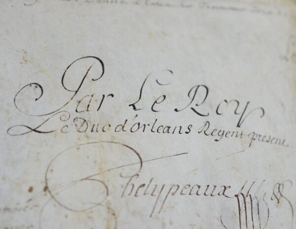 Louis XV octroie le commandement de la Bretagne au maréchal d'Estrées