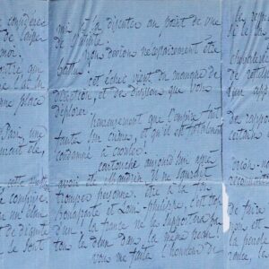 Exceptionnelle lettre de Barbès, l'année de sa mort, sur ses combats et le droit des femmes