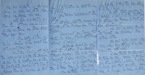 Exceptionnelle lettre de Barbès, l'année de sa mort, sur ses combats et le droit des femmes