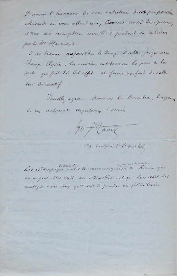 L'anthropologue et ethnologue Ernest Hamy & les estampages du rabbin Mardochée au Maroc