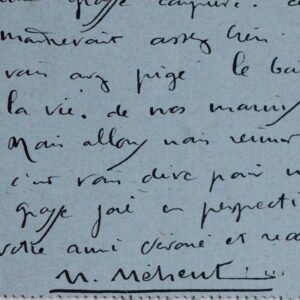 Mathurin Méheut ravi de l'article "La Bretagne maritime et ses peintres"