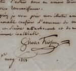 Girodet-Trioson recommande les travaux scientifiques d'Antoine César Becquerel