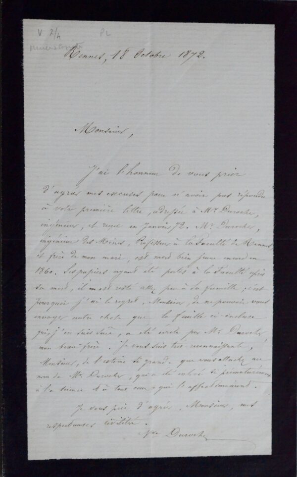 Observations du minéralogiste Joseph Durocher sur les eaux sulfureuses pyrénéennes