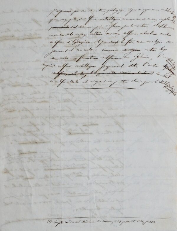 Observations du minéralogiste Joseph Durocher sur les eaux sulfureuses pyrénéennes