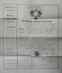 1847 : passeport délivré à un français de la Nouvelle-Orléans, en Louisiane