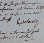 Eugène Delacroix peint "L'Éducation de la Vierge" pour la chapelle de Nohant