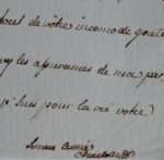 Belle et tendre lettre de Marie-Caroline d'Autriche, reine de Naples et soeur de Marie-Antoinette