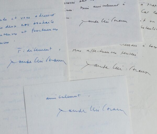 4 lettres de Claude Lévi-Strauss sur son admiration pour Max Ernst